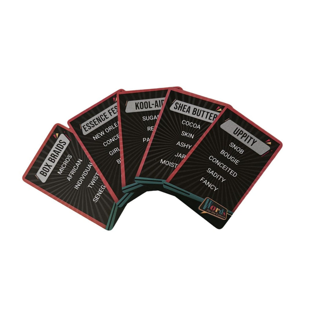 Tabu (Words) for the Culture Black Owned Games