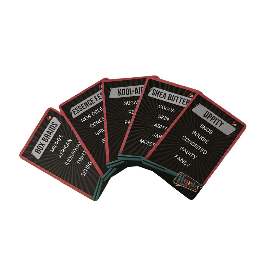 Tabu (Words) for the Culture Black Owned Games