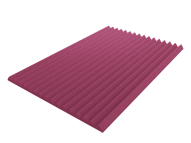 3 Inch Acoustic Foam Wedge Style Panels - 13 Color Options SoundAssured