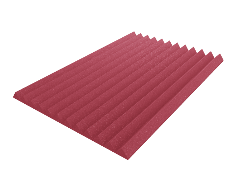 4 Inch Acoustic Foam Wedge Style Panels - 13 Color Options SoundAssured