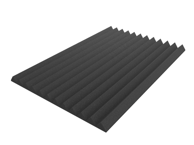 4 Inch Acoustic Foam Wedge Style Panels - 13 Color Options SoundAssured