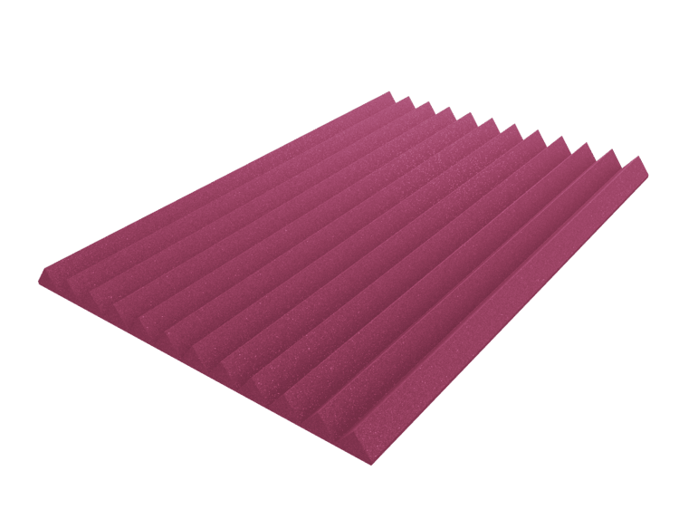 4 Inch Acoustic Foam Wedge Style Panels - 13 Color Options SoundAssured