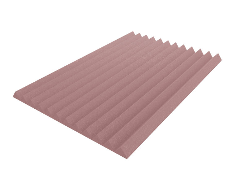 4 Inch Acoustic Foam Wedge Style Panels - 13 Color Options SoundAssured