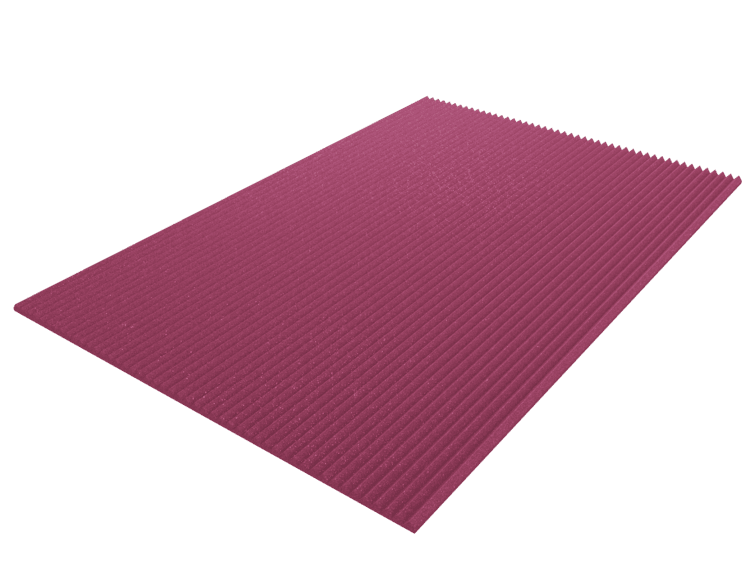 1 Inch Acoustic Foam Wedge Style Panels - 13 Color Options SoundAssured