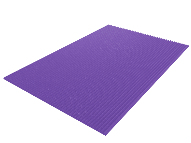 1 Inch Acoustic Foam Wedge Style Panels - 13 Color Options SoundAssured