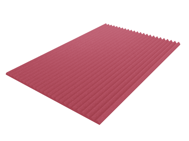 2 Inch Acoustic Foam Wedge Style Panels - 13 Color Options SoundAssured