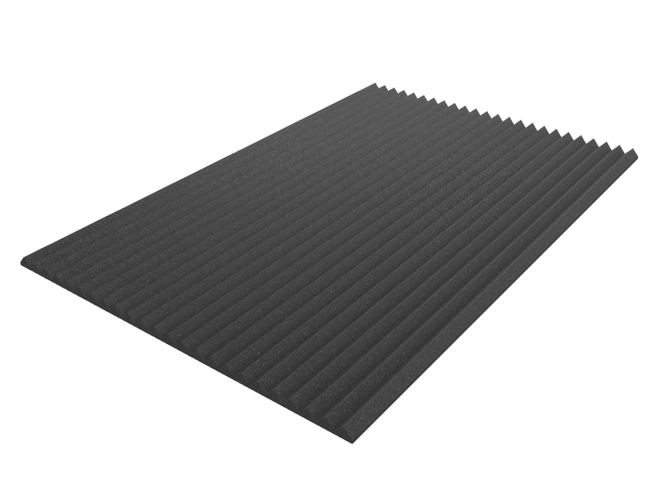 2 Inch Acoustic Foam Wedge Style Panels - 13 Color Options SoundAssured