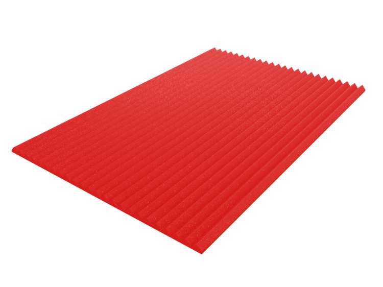 2 Inch Acoustic Foam Wedge Style Panels - 13 Color Options SoundAssured