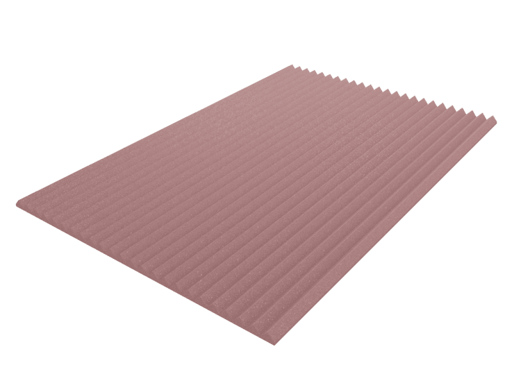 2 Inch Acoustic Foam Wedge Style Panels - 13 Color Options SoundAssured