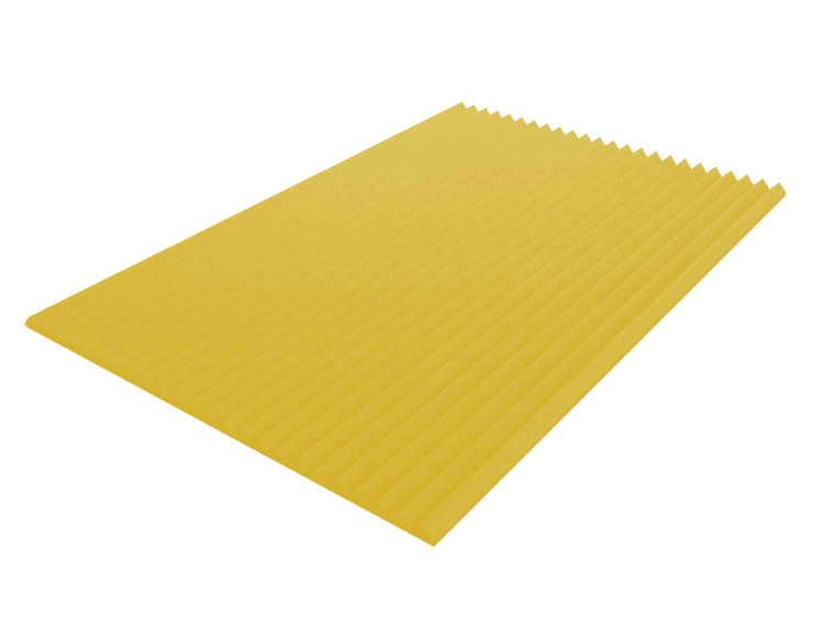 2 Inch Acoustic Foam Wedge Style Panels - 13 Color Options SoundAssured