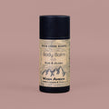 WARM AMBER BODY BALM | Solid Lotion Bar - Black Amber & Vanilla with French Lavender Rock Creek Soaps