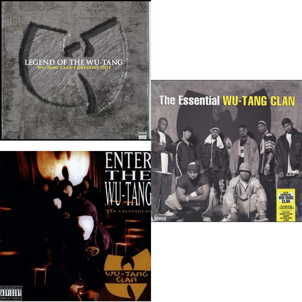 Wu-Tang Clan - Legend Of The Wu-Tang: Greatest Hits & Enter The Wu-Tang & Essential Wu-Tang Clan - LP Vinyl Bundle Bundle Music