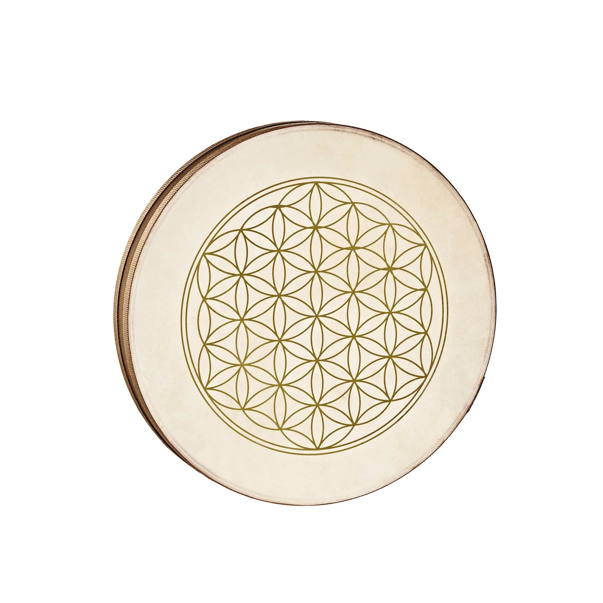 16" Wave / Ocean Drum, Flower of Life Utah Energy Healing Center