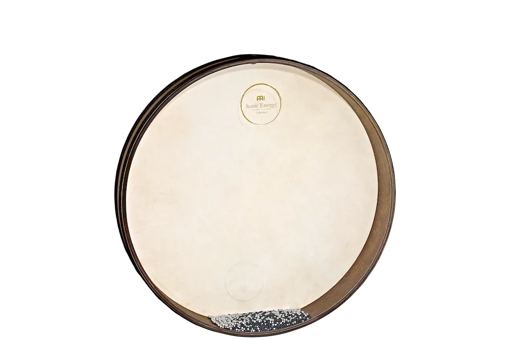 16" Wave / Ocean Drum, Walnut Brown Utah Energy Healing Center