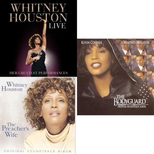 Whitney Houston Live: Her Greatest Performances & Preacher's Wife Ost & Bodyguard Ost Bundle Music