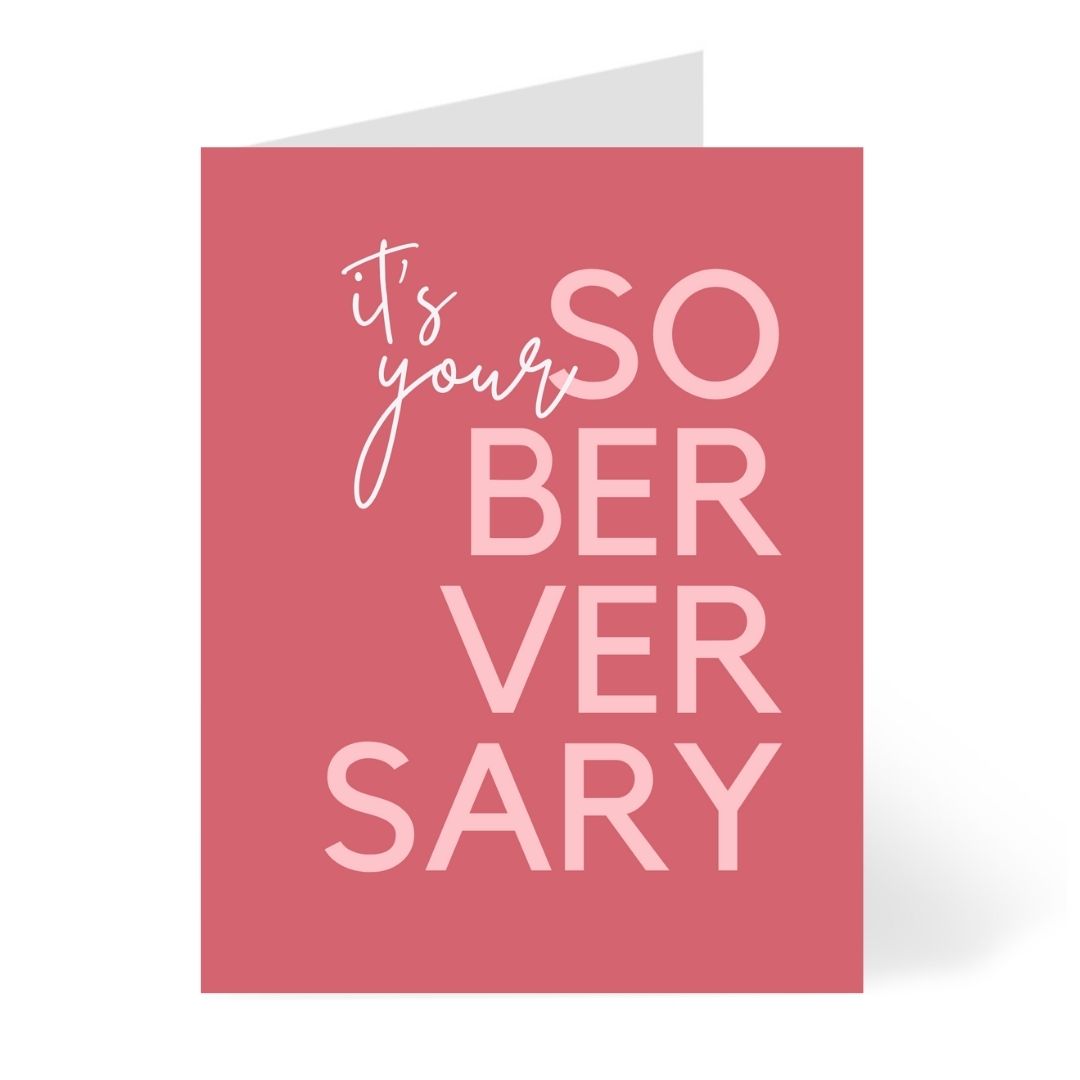 It's Your Soberversary CheerNotes