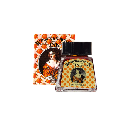 Winsor & Newton Drawing Ink--Orange 965 ShopSketchBox