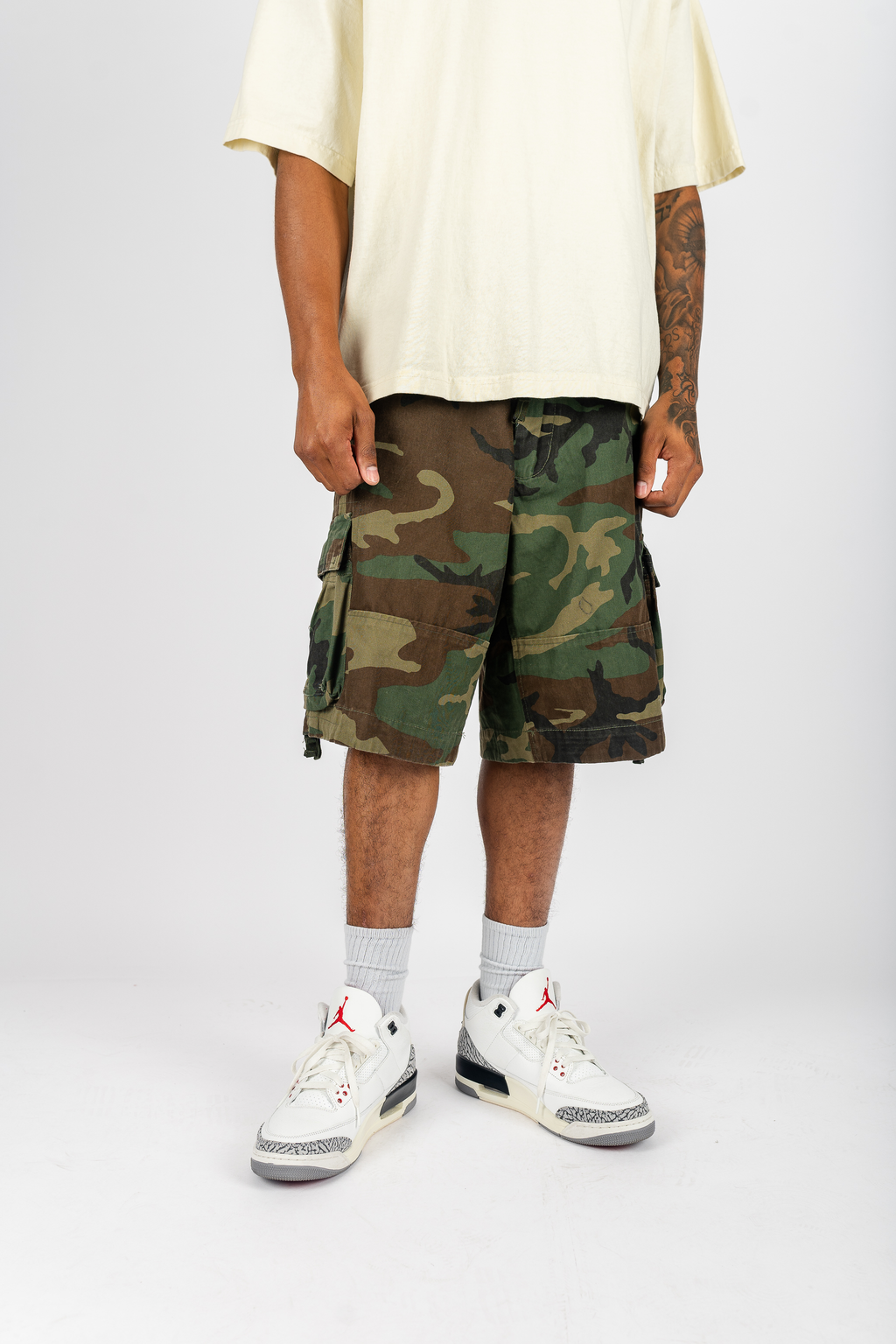 Vintage Utility Cargo Shorts Superline