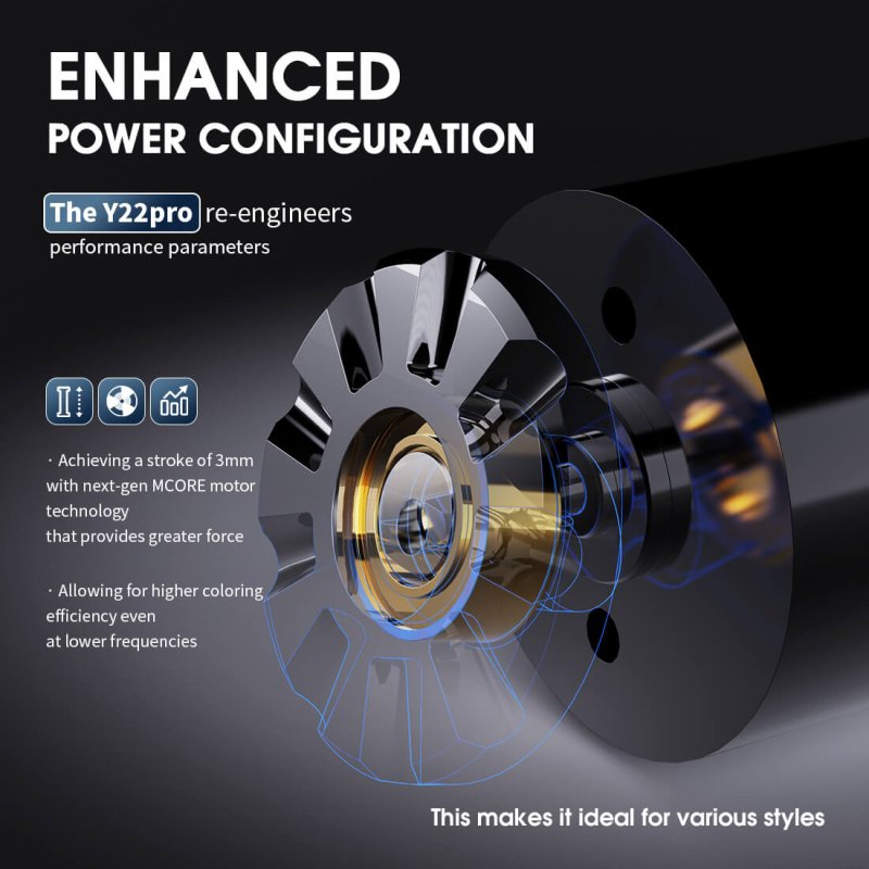 Dragonhawk Wireless Tattoo Pen Machine With 3.0MM Stroke Bluetooth Verison | Mast Y22 Pro INKSOULSUPPLY.COM