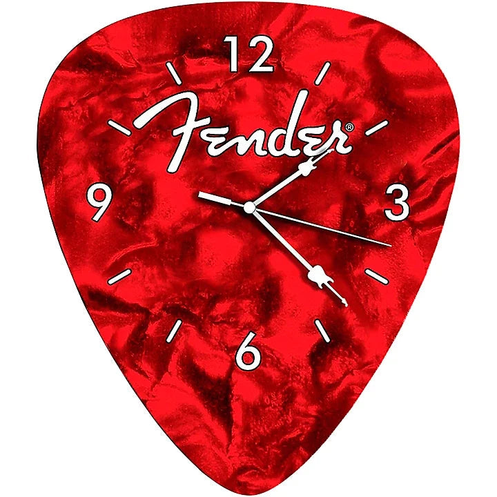 Fender Guitar Pick Wall Clock x Red Pluginz Keychains