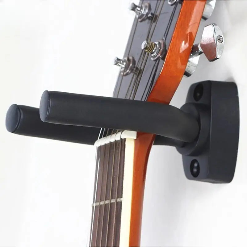~ Guitar Wall Mount Hanger Hook with Metal Base Soft Padding Adjustable Rotatable Holder for Acoustic Classical Electric Bass Guitars Doba