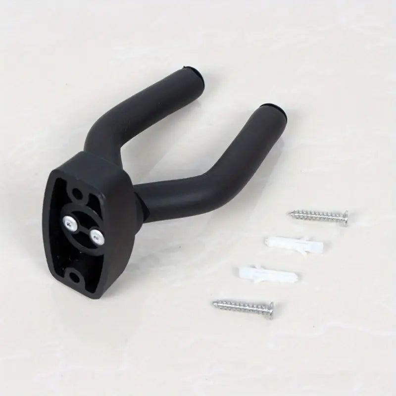 ~ Guitar Wall Mount Hanger Hook with Metal Base Soft Padding Adjustable Rotatable Holder for Acoustic Classical Electric Bass Guitars Doba