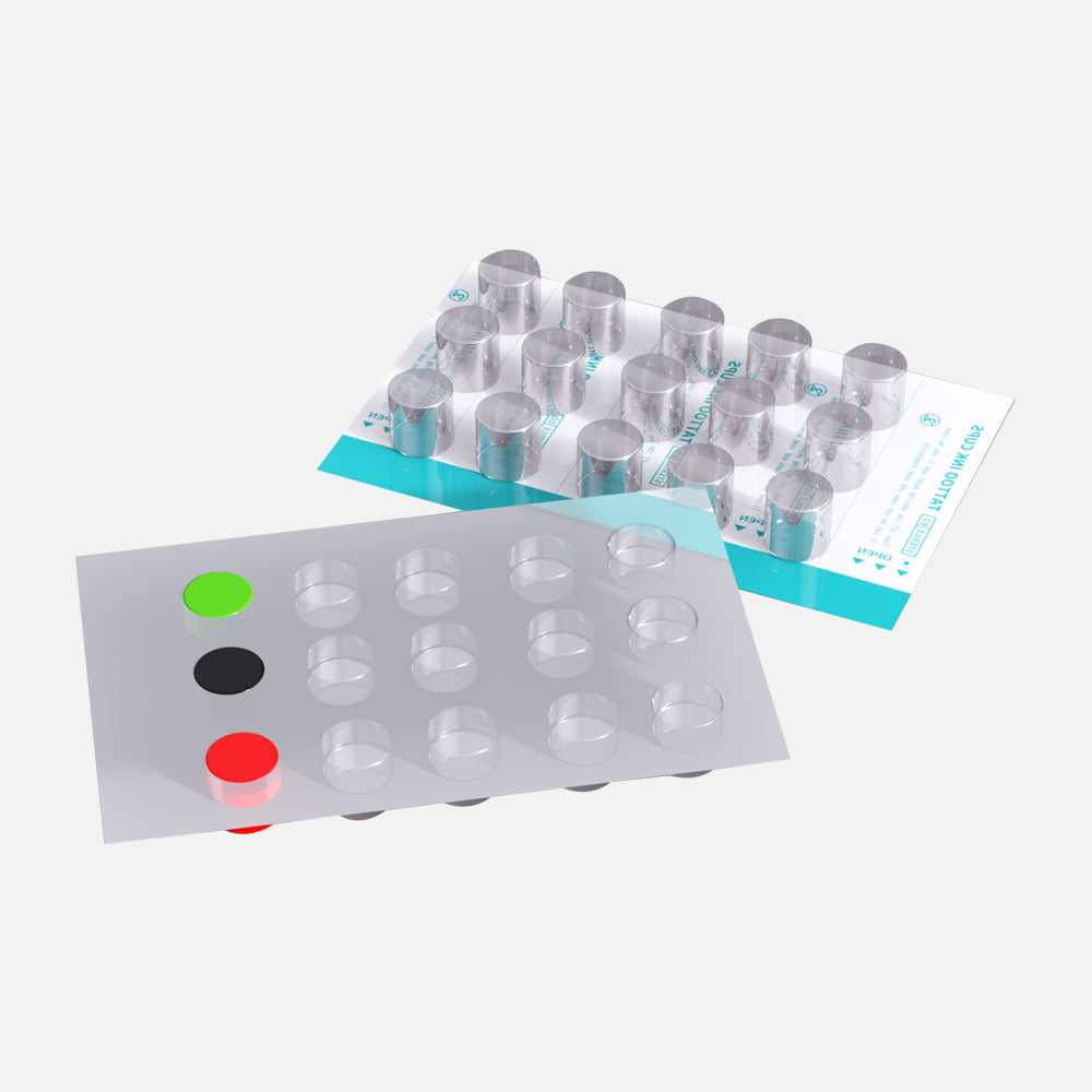Tattoo Ink Cups-EO sterilization-24pcs-15cups/1pcs INKSOULSUPPLY.COM
