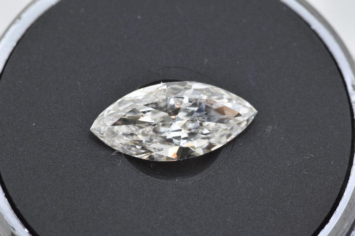 White Diamond Marquise Cut African 6mm x 3mm Micro Sized rocksolidfossils