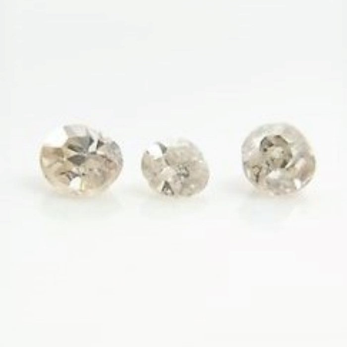 White Diamond Round Cut African 2.5mm Micro Sized rocksolidfossils