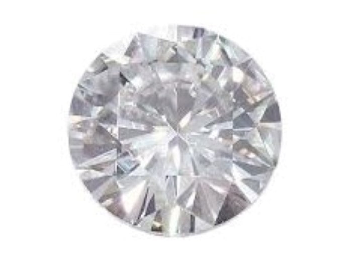 White Diamond Round Cut African 2.5mm Micro Sized rocksolidfossils