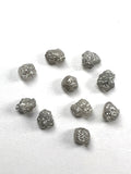 White Diamond Lot 10 Rough Gemstones Canadian 1 Carat 5mm Raw Facet rocksolidfossils