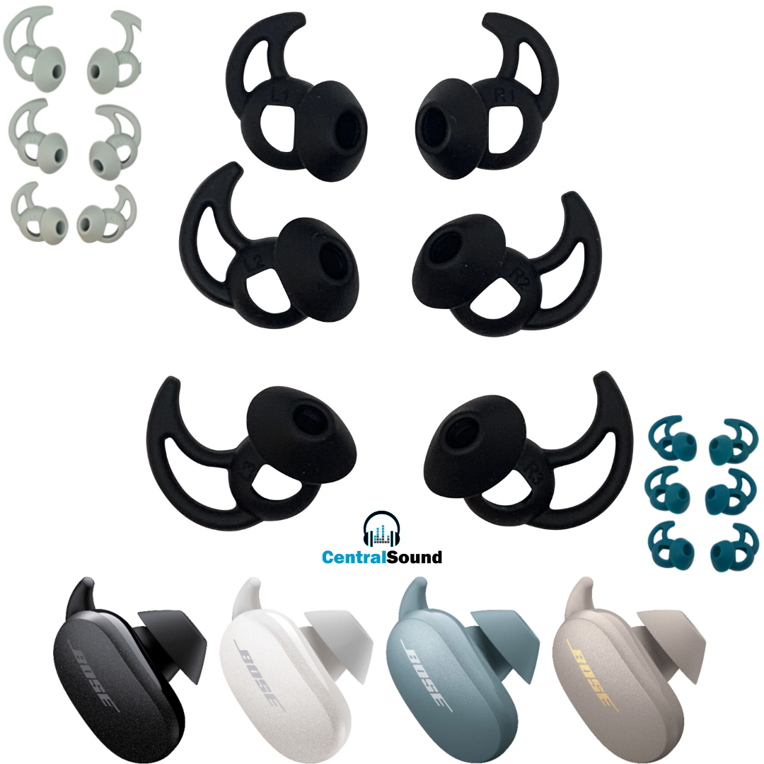 Replacement Ear Buds Tips for Bose QuietComfort Earbuds CentralSound
