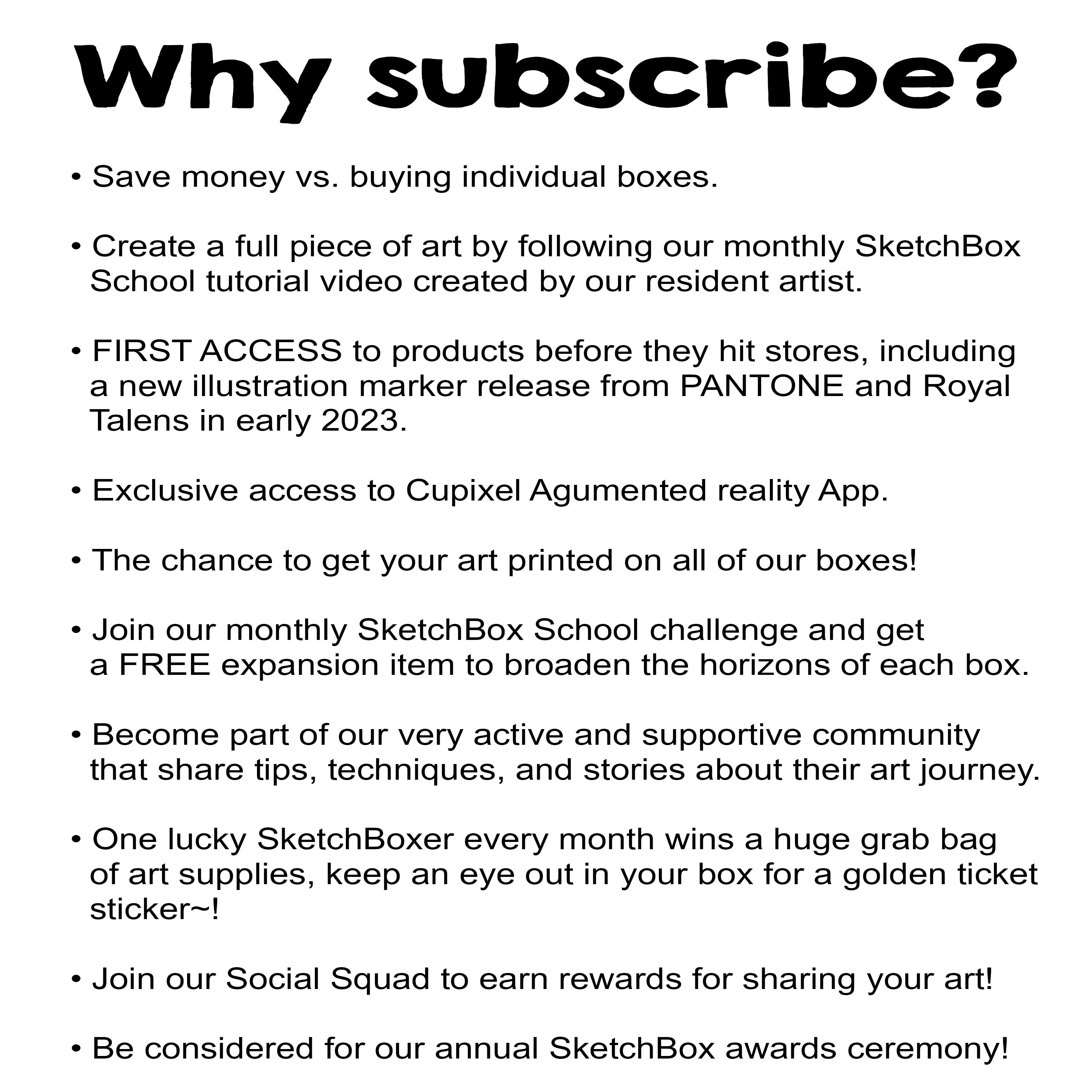 Basic SketchBox Subscription ShopSketchBox