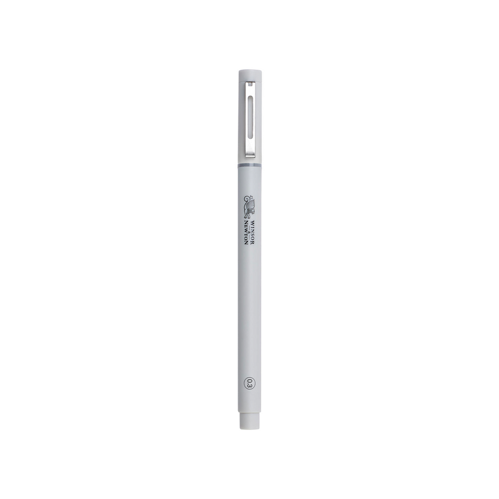 Winsor & Newton Fineliner Fine Point Pen, 0.3mm Tip, Cool Grey ShopSketchBox