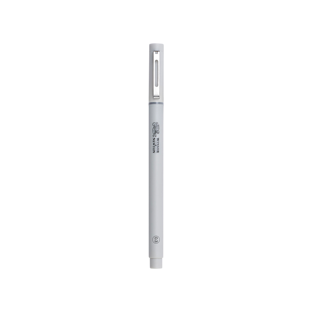 Winsor & Newton Fineliner Fine Point Pen, 0.3mm Tip, Cool Grey ShopSketchBox