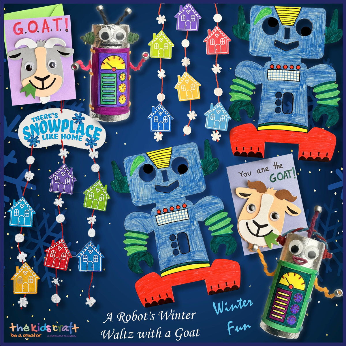 A Robot's Winter with a GOAT The Kids Craft