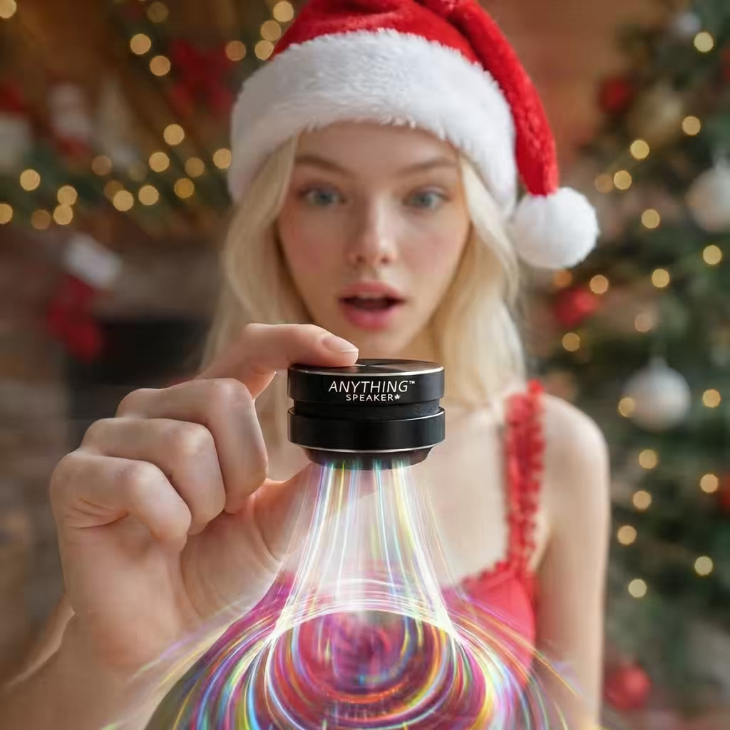 Turn Anything Into A Speaker! Bluetooth, Portable, Vibration-Powered Sound Anything Speaker