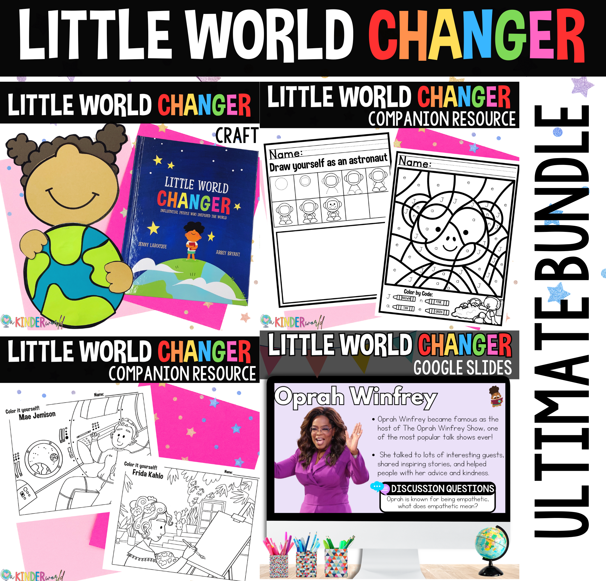 Little World Changer Book Kind Cotton