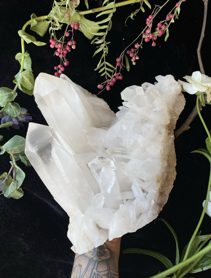 Himalayan Clear Quartz on Matrix XL - 5.8LBS A++ GRADE Keven Craft Rituals