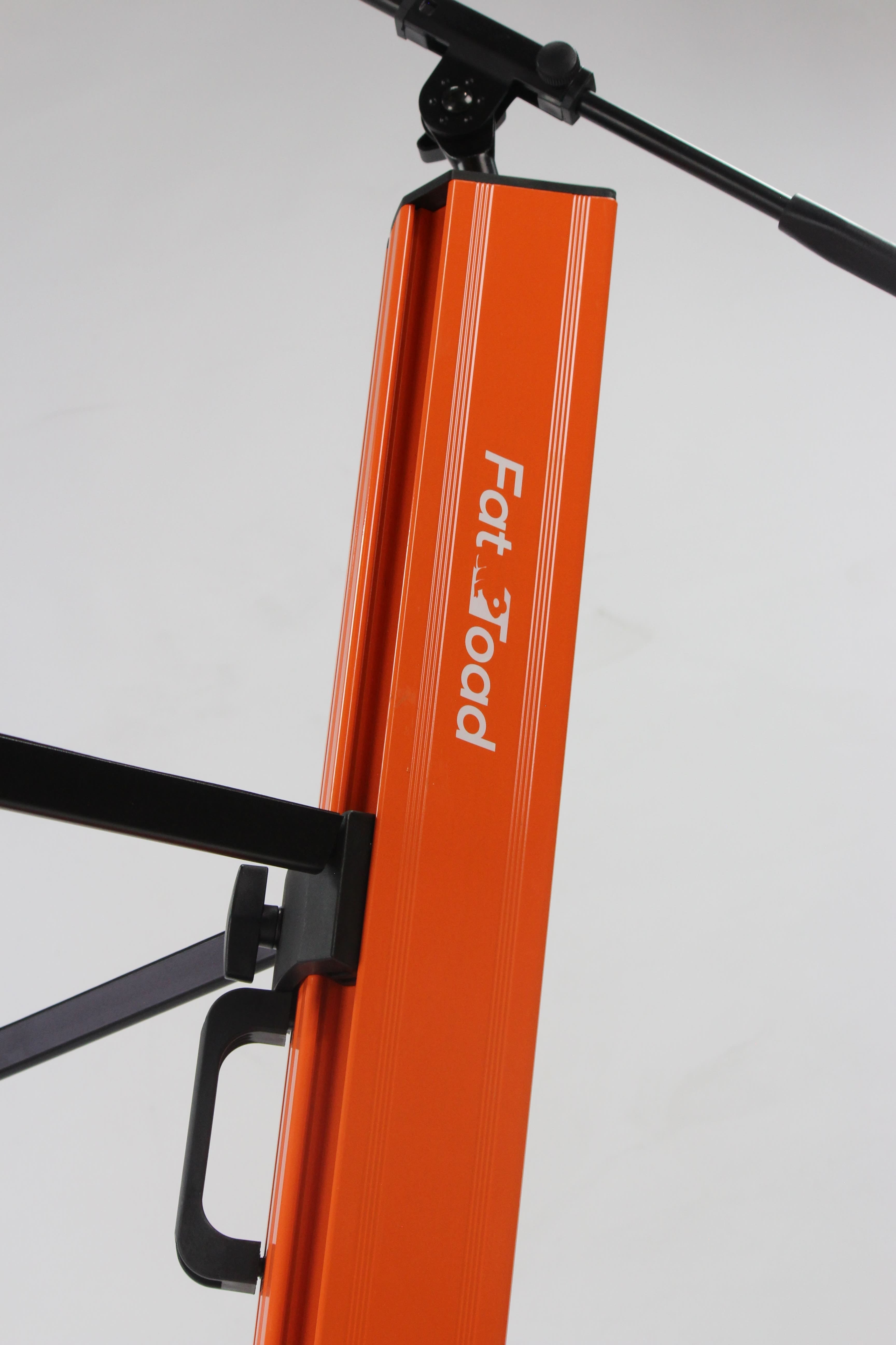 FAT TOAD 2-Tier Column Keyboard Stand with Mic Boom Arm Adapter (SlidingDJ Series) – Double Electronic Piano Tower Mount Platform – Holder for Digital Turntable, Audio Gear, Studio Synthesizer GeekStands.com