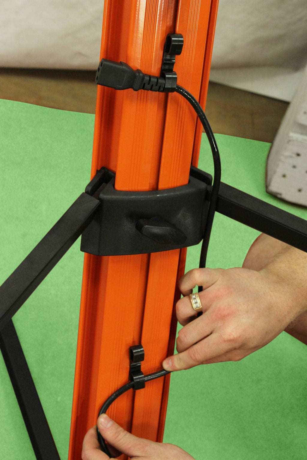 FAT TOAD 2-Tier Column Keyboard Stand with Mic Boom Arm Adapter (SlidingDJ Series) – Double Electronic Piano Tower Mount Platform – Holder for Digital Turntable, Audio Gear, Studio Synthesizer GeekStands.com