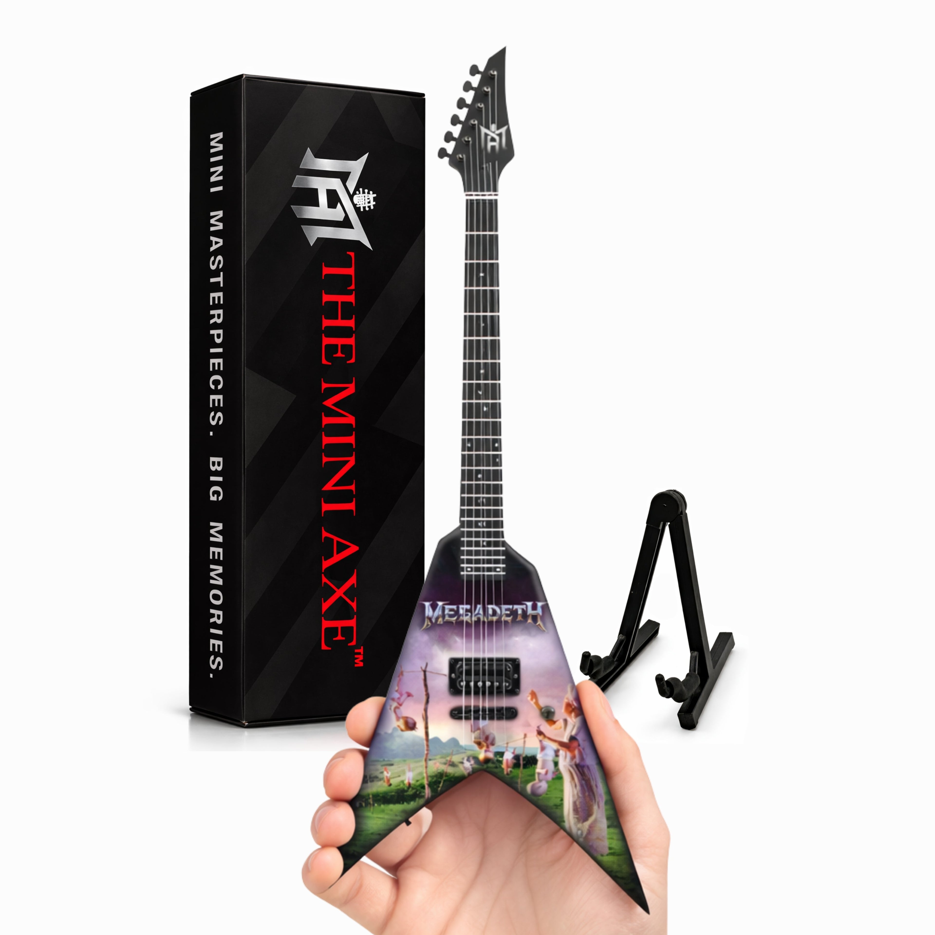 Megadeth Youthanasia Collectible Miniature Guitar The Mini Axe