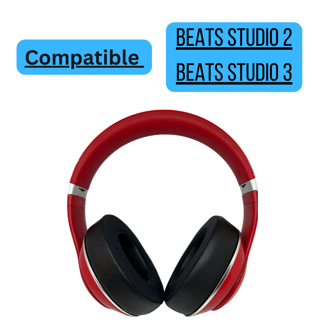 CS Cooling Gel Ear Pad Cushions for Beats Studio 2 | 3 Headphones Black CentralSound