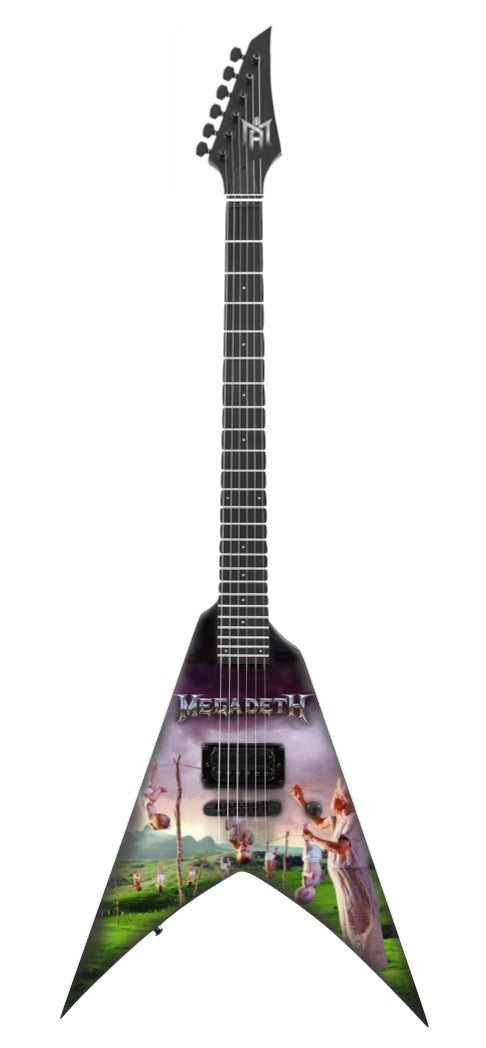 Megadeth - The Complete Megadeath Collectible Miniature Guitar Set – All 6 Official Designs The Mini Axe
