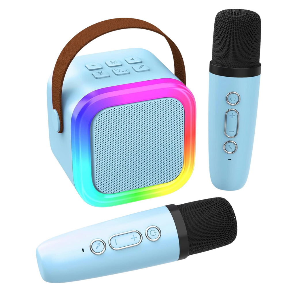 Portable Karaoke Machine – Bluetooth Speaker with Wireless Microphone, Clear and Loud Sound KENRO