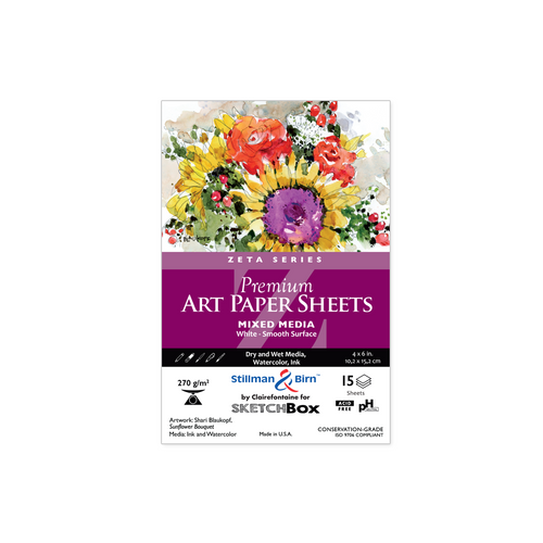Stillman & Birn Zeta Mixed Media Paper--White ShopSketchBox