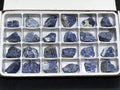 Blue Sodalite Rough Raw Stones (24 Pcs) Boxed Flat Amazing Crystals