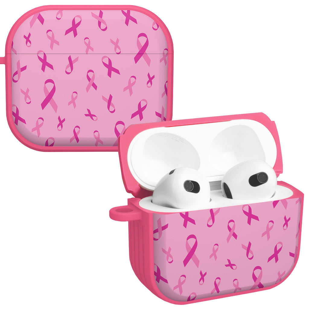 Breast Cancer Awareness HDX Apple AirPods Gen 3 Case Cover Affinity Bands