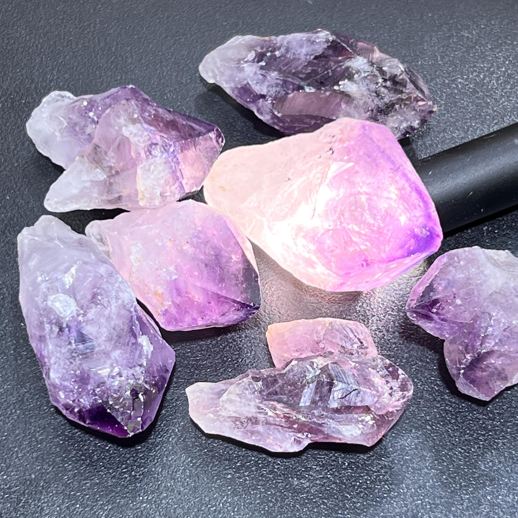 Large Purple Amethyst Crystal Points Rough Raw Amazing Crystals