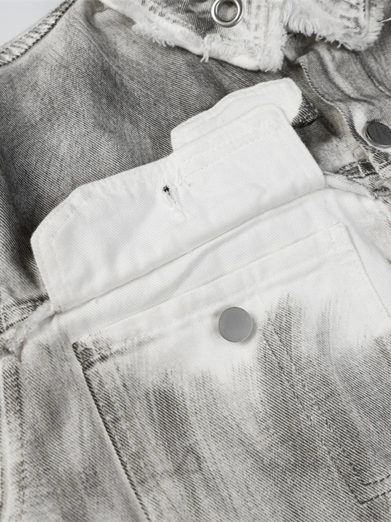 Men's Plus Size Wash Button Up Long Sleeve Denim Jacket NicholesGifts